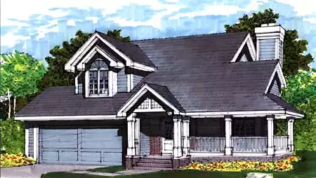 image of affordable cottage house plan 1530